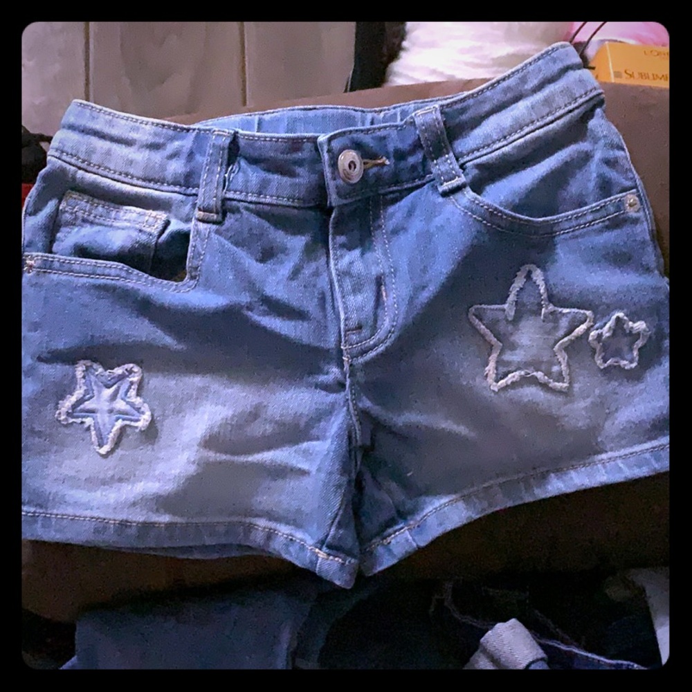 Crazy 8 denim girls shorts